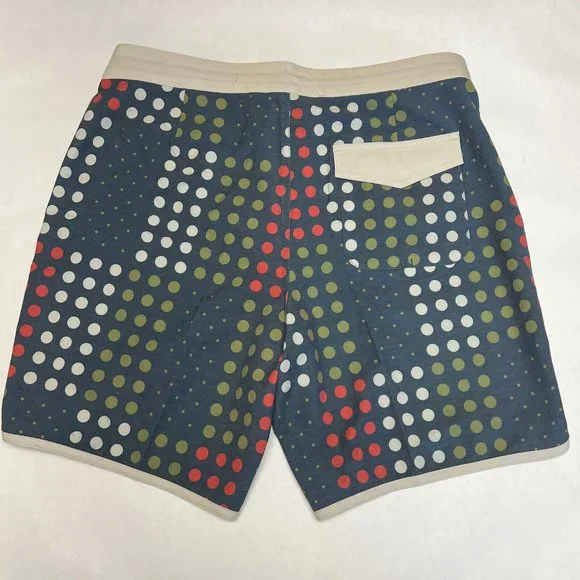 Dark Seas Recycled Boardshorts "Clemente" Navy Blue/Multi